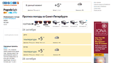 Desktop Screenshot of pogodaspb.info